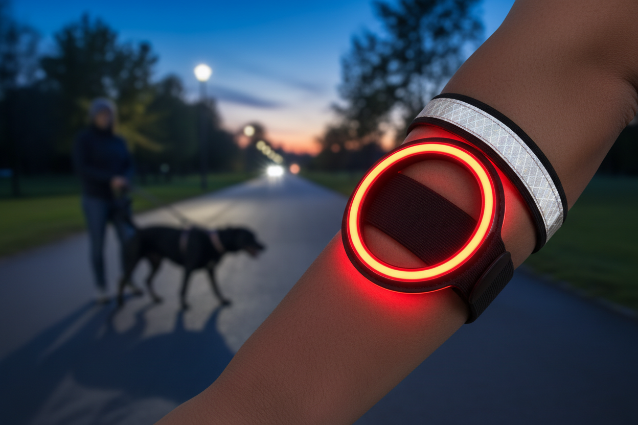 Brassard Réfléchissant pour Promeneur - Sécurité Maître & Chien