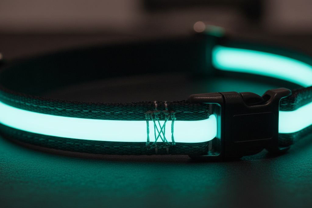 Détails du collier fluorescent